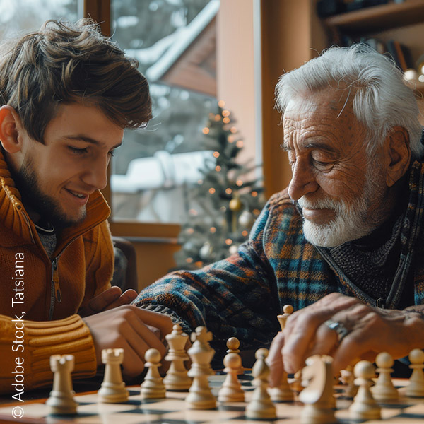 Pflichteilsminderung, auflebende Beziehung Vater Sohn, Schach spielen Pflegeheim